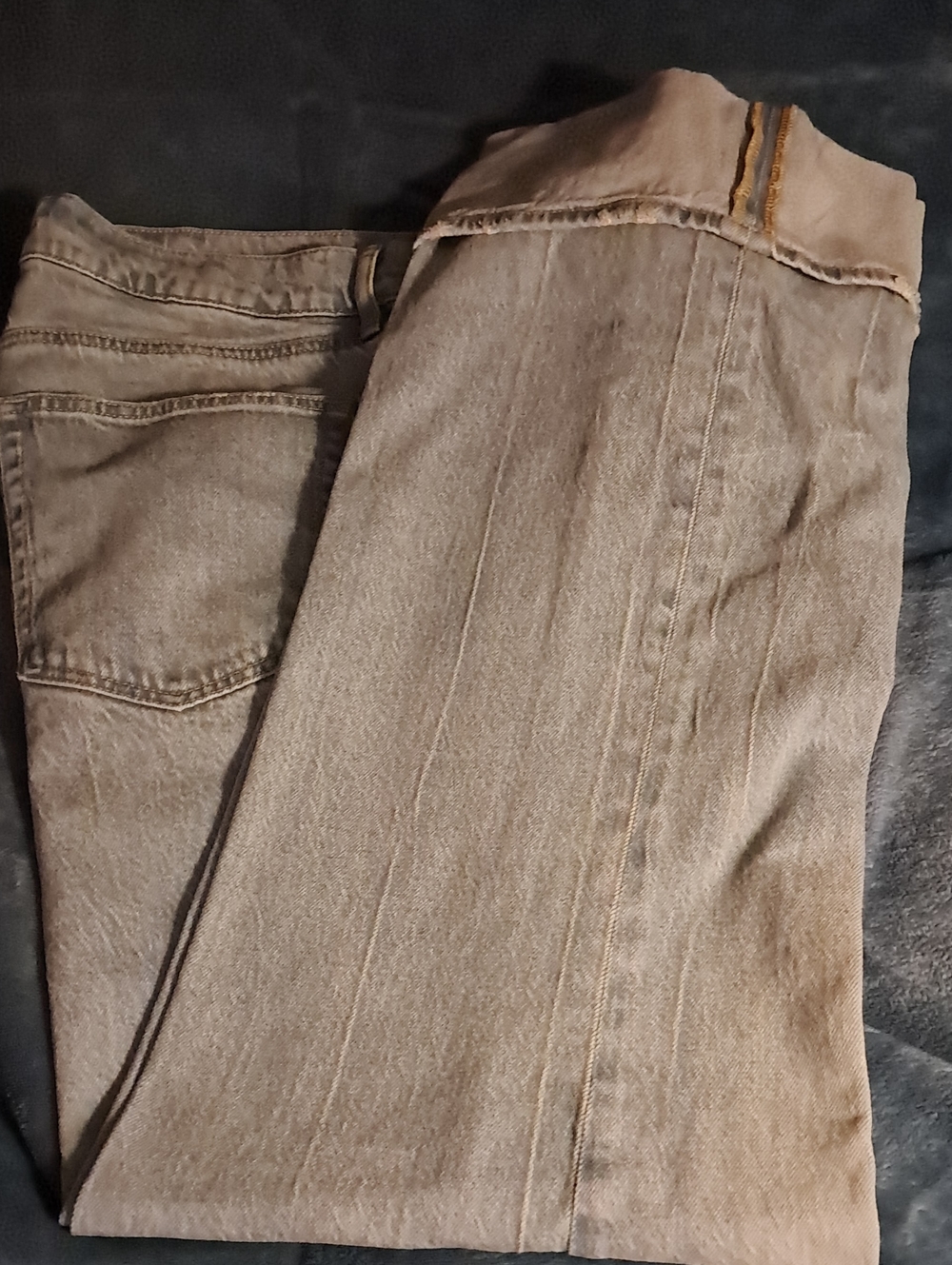 Women’s Wide Leg Jeans - Neutral Light Blue